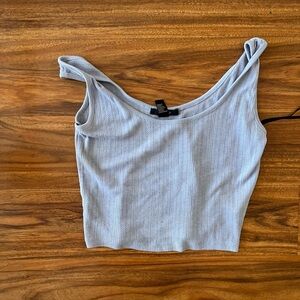 Forever 21 knit lavender Women's crop Top